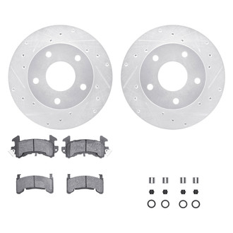DFC® - PRO-KIT 5000+ Drilled and Slotted Rear Brake Kit