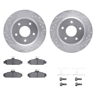 DFC® - PRO-KIT 5000+ Drilled and Slotted Front Brake Kit