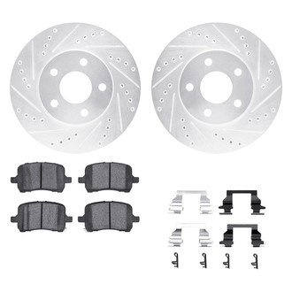 DFC® - PRO-KIT 5000+ Drilled and Slotted Front Brake Kit