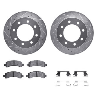 DFC® - PRO-KIT 5000+ Drilled and Slotted Rear Brake Kit