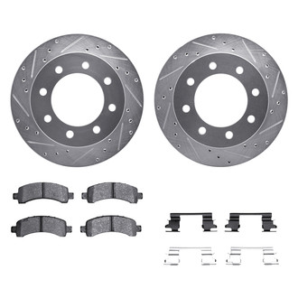 DFC® - PRO-KIT 5000+ Drilled and Slotted Rear Brake Kit