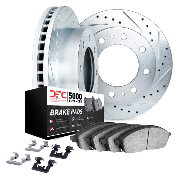 DFC® - PRO-KIT 5000+ Drilled and Slotted Front Brake Kit