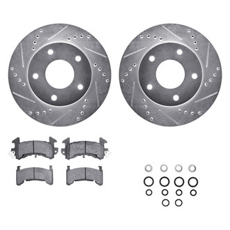 DFC® - PRO-KIT 5000+ Drilled and Slotted Rear Brake Kit