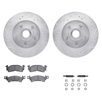 DFC® - PRO-KIT 5000+ Drilled and Slotted Front Brake Kit