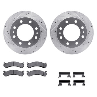 DFC® - PRO-KIT 5000+ Drilled and Slotted Front Brake Kit