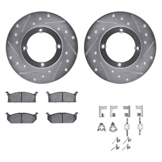 DFC® - PRO-KIT 5000+ Drilled and Slotted Front Brake Kit