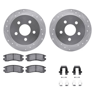 DFC® - PRO-KIT 5000+ Drilled and Slotted Rear Brake Kit