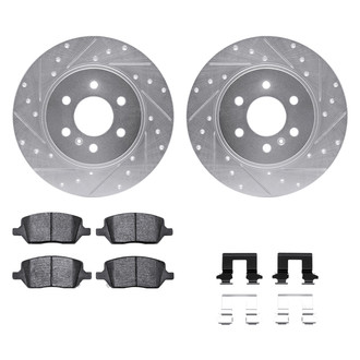 DFC® - PRO-KIT 5000+ Drilled and Slotted Rear Brake Kit