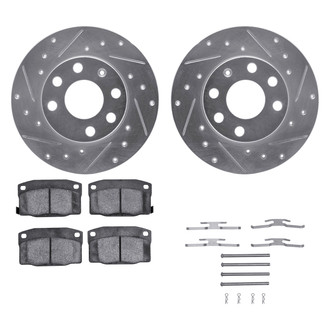 DFC® - PRO-KIT 5000+ Drilled and Slotted Front Brake Kit
