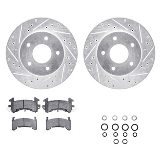 DFC® - PRO-KIT 5000+ Drilled and Slotted Rear Brake Kit
