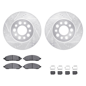 DFC® - PRO-KIT 5000+ Drilled and Slotted Front Brake Kit