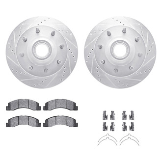 DFC® - PRO-KIT 5000+ Drilled and Slotted Front Brake Kit