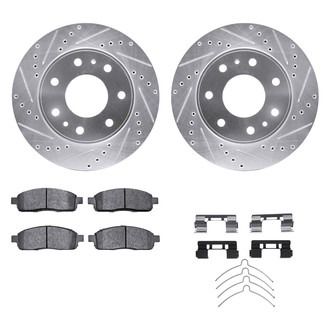 DFC® - PRO-KIT 5000+ Drilled and Slotted Front Brake Kit