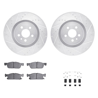 DFC® - PRO-KIT 5000+ Drilled and Slotted Front Brake Kit