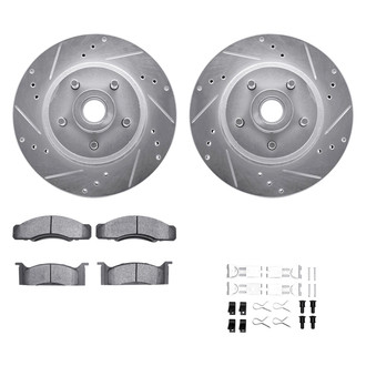 DFC® - PRO-KIT 5000+ Drilled and Slotted Front Brake Kit