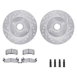 DFC® - PRO-KIT 5000+ Drilled and Slotted Front Brake Kit