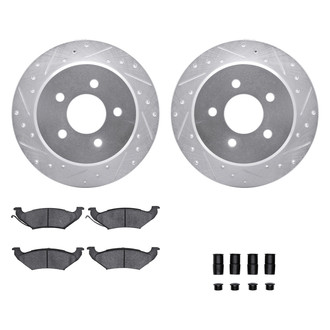 DFC® - PRO-KIT 5000+ Drilled and Slotted Rear Brake Kit