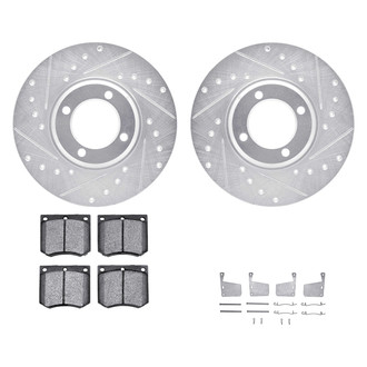 DFC® - PRO-KIT 5000+ Drilled and Slotted Front Brake Kit