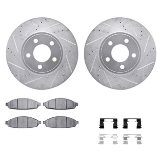 DFC® - PRO-KIT 5000+ Drilled and Slotted Front Brake Kit