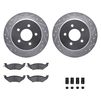 DFC® - PRO-KIT 5000+ Drilled and Slotted Rear Brake Kit