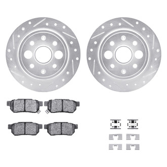 DFC® - PRO-KIT 5000+ Drilled and Slotted Rear Brake Kit