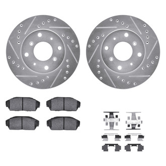 DFC® - PRO-KIT 5000+ Drilled and Slotted Front Brake Kit