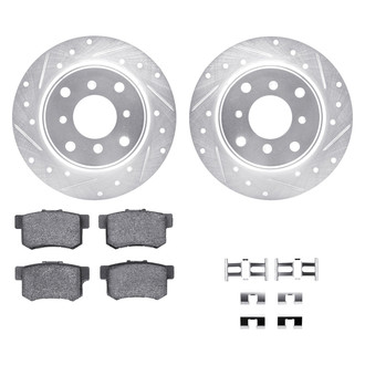 DFC® - PRO-KIT 5000+ Drilled and Slotted Rear Brake Kit