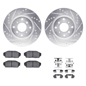 DFC® - PRO-KIT 5000+ Drilled and Slotted Front Brake Kit