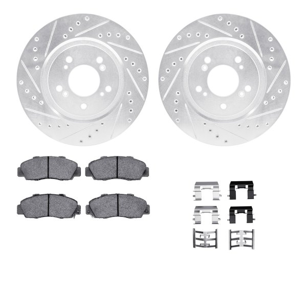 DFC® - PRO-KIT 5000+ Drilled and Slotted Front Brake Kit