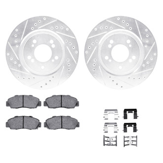 DFC® - PRO-KIT 5000+ Drilled and Slotted Front Brake Kit