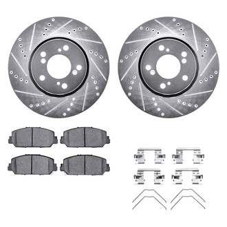 DFC® - PRO-KIT 5000+ Drilled and Slotted Front Brake Kit