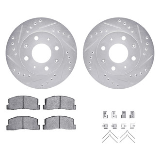 DFC® - PRO-KIT 5000+ Drilled and Slotted Front Brake Kit