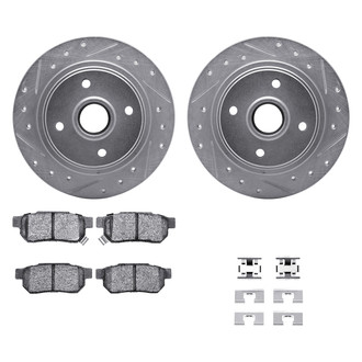 DFC® - PRO-KIT 5000+ Drilled and Slotted Rear Brake Kit