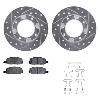 DFC® - PRO-KIT 5000+ Drilled and Slotted Front Brake Kit
