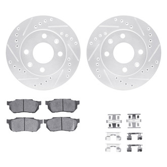 DFC® - PRO-KIT 5000+ Drilled and Slotted Front Brake Kit