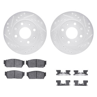 DFC® - PRO-KIT 5000+ Drilled and Slotted Front Brake Kit