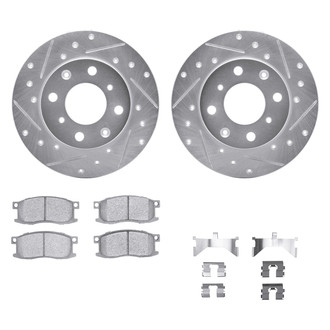 DFC® - PRO-KIT 5000+ Drilled and Slotted Front Brake Kit