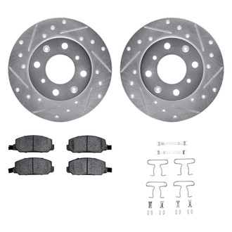 DFC® - PRO-KIT 5000+ Drilled and Slotted Front Brake Kit