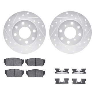 DFC® - PRO-KIT 5000+ Drilled and Slotted Front Brake Kit