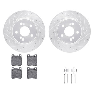 DFC® - PRO-KIT 5000+ Drilled and Slotted Rear Brake Kit