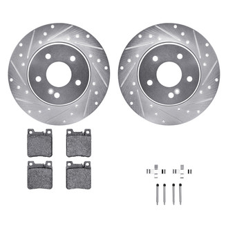 DFC® - PRO-KIT 5000+ Drilled and Slotted Rear Brake Kit