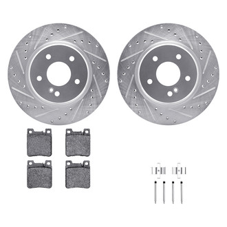 DFC® - PRO-KIT 5000+ Drilled and Slotted Rear Brake Kit