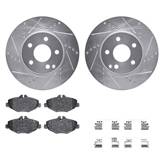 DFC® - PRO-KIT 5000+ Drilled and Slotted Front Brake Kit