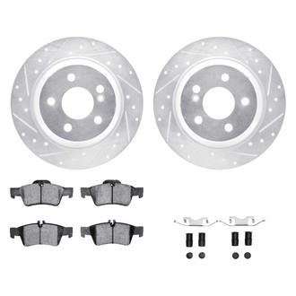DFC® - PRO-KIT 5000+ Drilled and Slotted Rear Brake Kit