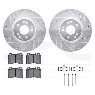 DFC® - PRO-KIT 5000+ Drilled and Slotted Front Brake Kit
