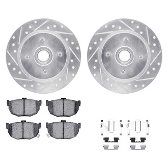 DFC® - PRO-KIT 5000+ Drilled and Slotted Rear Brake Kit