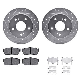 DFC® - PRO-KIT 5000+ Drilled and Slotted Rear Brake Kit