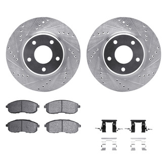 DFC® - PRO-KIT 5000+ Drilled and Slotted Front Brake Kit