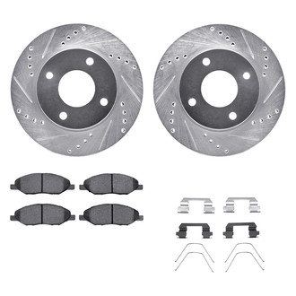 DFC® - PRO-KIT 5000+ Drilled and Slotted Front Brake Kit