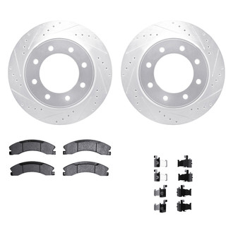 DFC® - PRO-KIT 5000+ Drilled and Slotted Rear Brake Kit